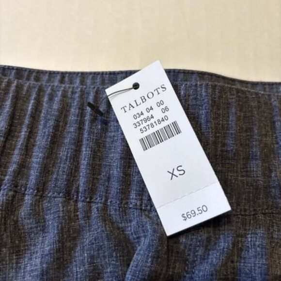 t by talbots Gray Skort Size XS NWT With Side Pockets Gray - Picture 2 of 6